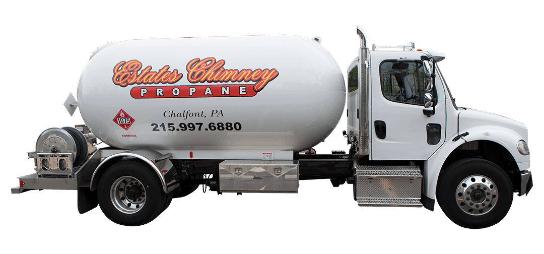 Estates Chimney Propane Delivery Truck 2 | Estates Chimney And Fireplace LLC | Holland, PA 267-685-0530